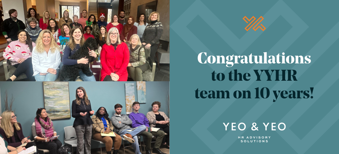 Celebrating 10 Years of Talent & Transformation: From Amy Cell Talent to Yeo & Yeo HR Advisory Solutions