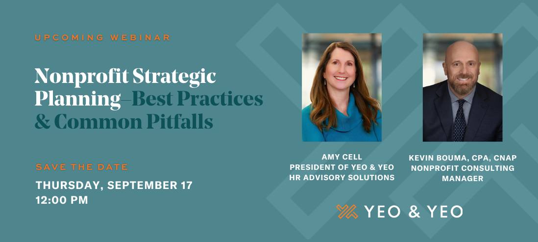 Nonprofit Webinar Series: Nonprofit Strategic Planning – Best Practices and Common Pitfalls
