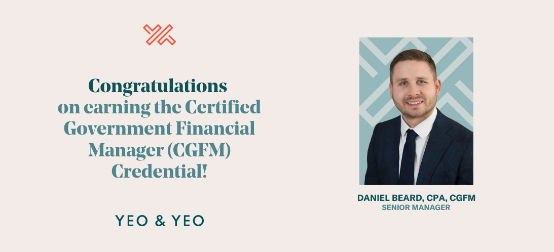 Daniel Beard Receives CGFM Credential