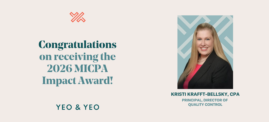 Yeo & Yeo’s Kristi Krafft-Bellsky Receives MICPA Impact Award